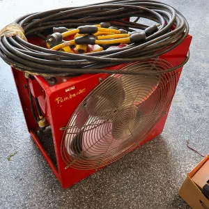 Super Vac 24" Electric Single-Speed Smoke Ejector with 3 Adapters