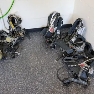 (8) SCBA Air Packs with Case