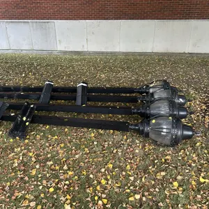 (2) LED Light Poles with Concrete Bases
