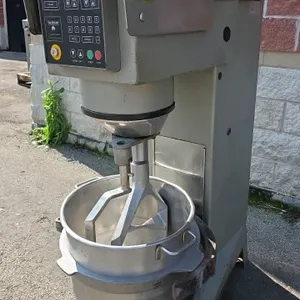 Varimixer W60 60-quart commercial planetary mixer. Includes stainless steel mixing bowl and beater attachment. Features programmable digital control s