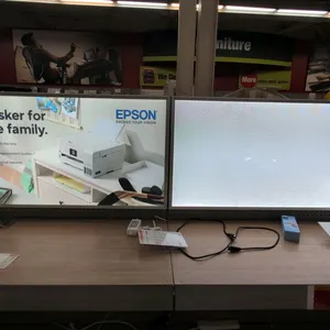 LED backlit display light panels. Features aluminum frames and slim profile construction for backlit retail signage. 24" x 48". Corded electric. Note: