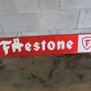 Firestone Tires Embossed Sign