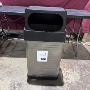 COMMERCIAL STAINLESS STEEL TRASH BIN