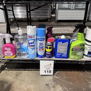 LOT CONSISTING OF ASSORTED CLEANING SUPPLIES