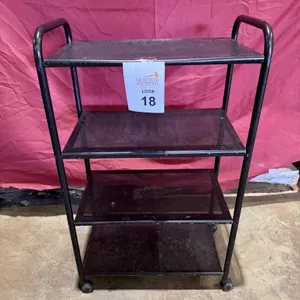 3-TIER METAL ROLLING CART