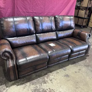 SIMON LI FURNITURE ELECTRIC RECLINER LEATHER