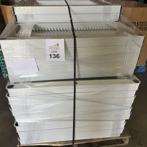 ASSORTED SIZE PLASTIC VENTILATED SHELVING UNITS