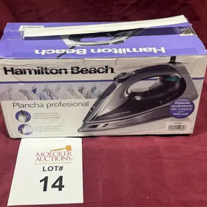 HAMILTON BEACH PROFESSIONAL IRON (NEW)