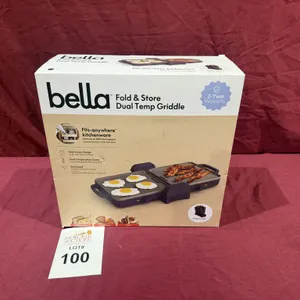 BELLA FOLD & STORE DUAL TEMP GRIDDLE (NEW)