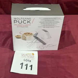 WOLFGANG PUCK 250-WATT 5-SPEED HAND MIXER (NEW)