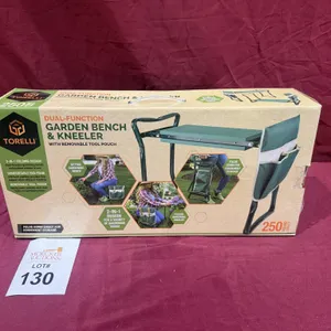 TORELLI 2-IN-1 GARDEN BENCH & KNEELER (NEW)