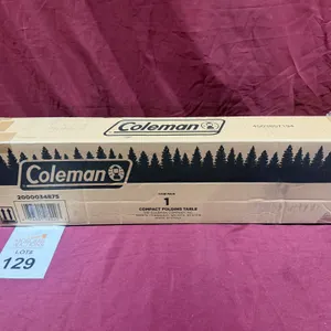 COLEMAN COMPACT FOLDING TABLE (NEW)