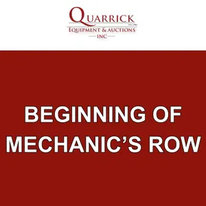 Beginning of Mechanics Row (QEA 13)