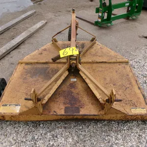 5' WOODS M5 ROTARY 3 PT. MOWER, pto got lost