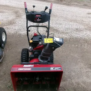 26" CRAFTSMAN SNOWBLOWER, 7 H.P. Tecumseh eng.,  elec. start, 4- way  chute control