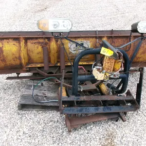 8' ANGLE  SNOW PLOW, was on Ford pickup, includes wiring & controls