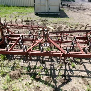 9' 4 RANK 3 PT. S TINE CULTIVATOR w / 2 bar leveler