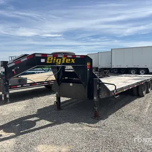 2026 Big Tex 25 ft T/A Gooseneck Flatbed Trailer