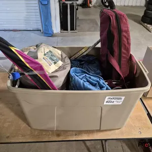 Bin of Sleeping Bag and More
 UNRESERVED