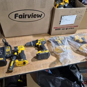 Box of DeWalt Drill, Impact and Flashlight
 UNRESERVED