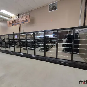 39' Hussmann 15-Glass Door Freezer