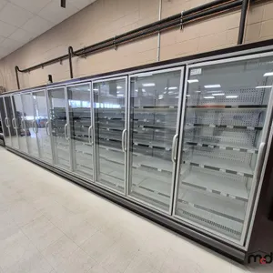 26' Hussmann 10-Door Dairy Cooler