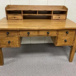 Oak Library Desk