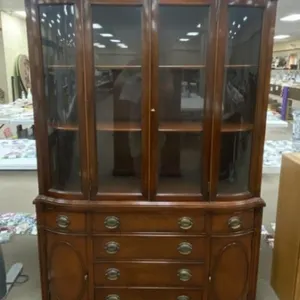 6' Marshall Field Mahogany China Buffet