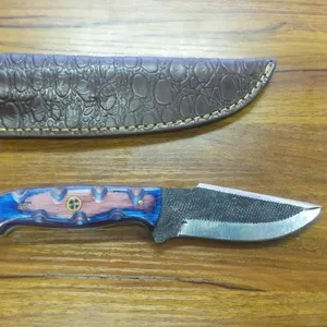 Custom-Style Fixed Blade Knife With Sheath