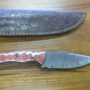 Custom-Style Fixed Blade Hunting Knife