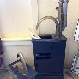 Antique/Vintage Brass and Metal Pneumatic Tube