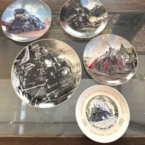 (5) Railroad Collector Plates