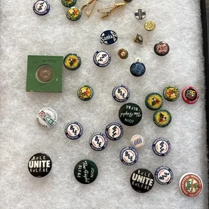 BLE Union Pins, Santa Fe Pins, Hutchinson Bus