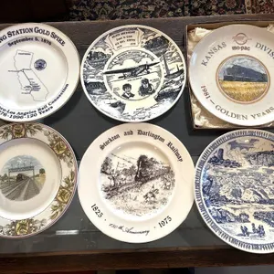 (6) Railroad Collector Plates