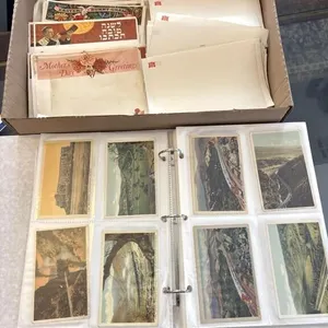 Post Card Binder Western Union Telegram Papers