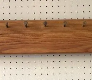 Railroad Date Nail Coat Rack 47.5” x 5.5”