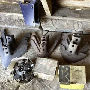 Variety of cultivator shovels and bolts