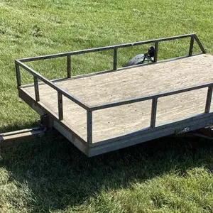 Small 2 wheel utility dump trailer