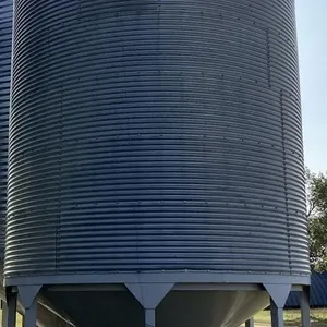 Westeel 2000 bushel bin on 14ft hopper with skids