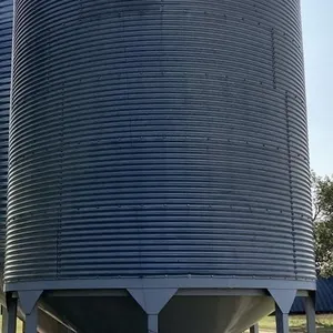 Westeel 2000 bushel bin on 14ft hopper with skids