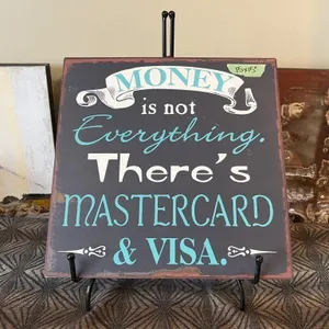 Tin Sign with Stand