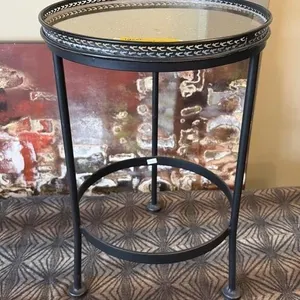 Metal Accent Table 12x18 inches
