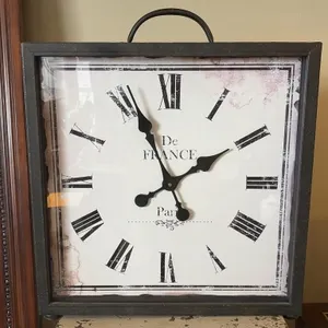 Tin Decorative Clock De France