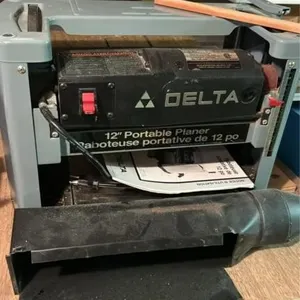 Portable delta 12 inch planer