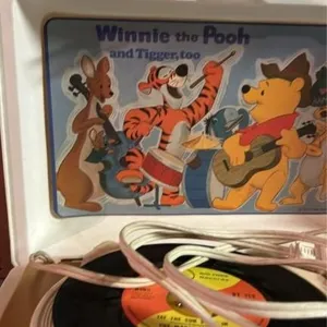 Winnie the Pooh vintage record player