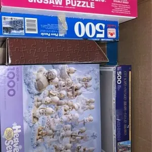 Box of puzzles