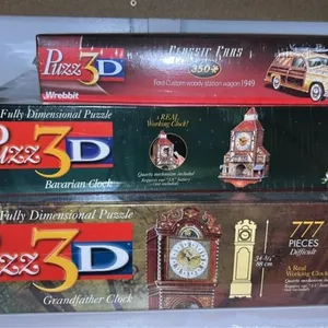 3 New 3d puzzles