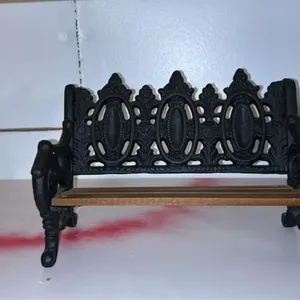 Mini cast iron bench