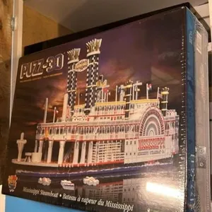 Mississippi steamboat 3 d puzzle