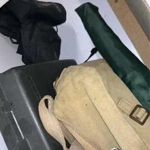 Vintage bags / camp chair
